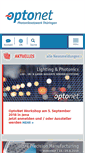 Mobile Screenshot of optonet-jena.de